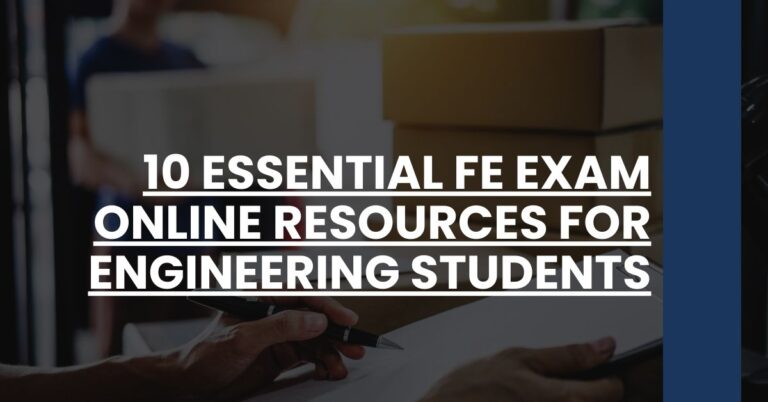 10 Essential FE Exam Online Resources for Engineering Students Feature Image