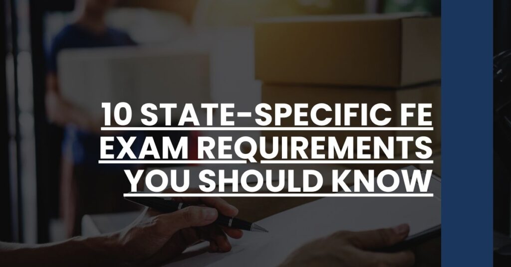 10 State-Specific FE Exam Requirements You Should Know Feature Image