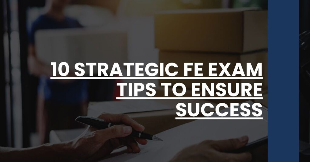 10 Strategic FE Exam Tips to Ensure Success Feature Image