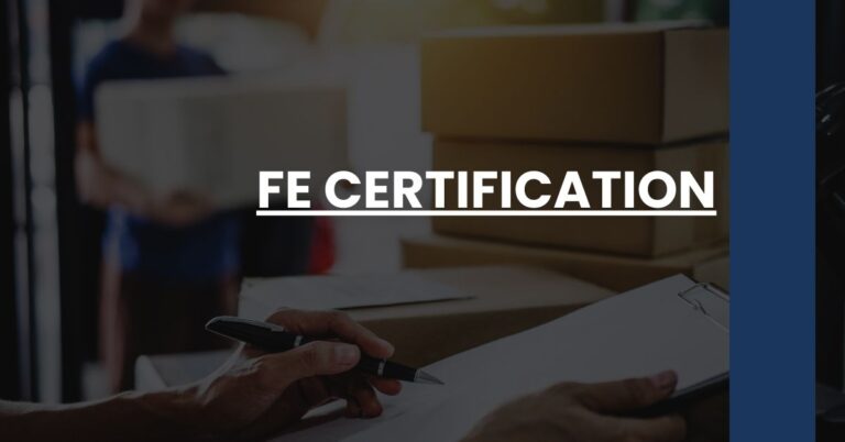 FE Certification Feature Image