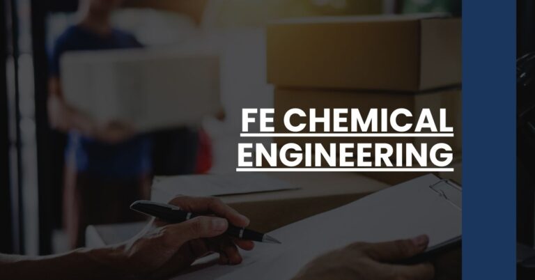 FE Chemical Engineering Feature Image