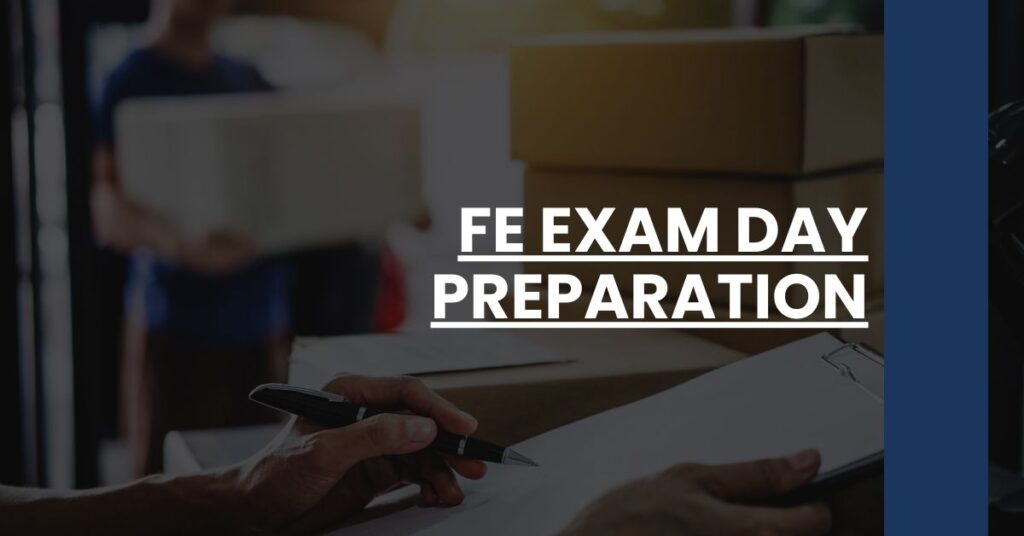 FE Exam Day Preparation Feature Image