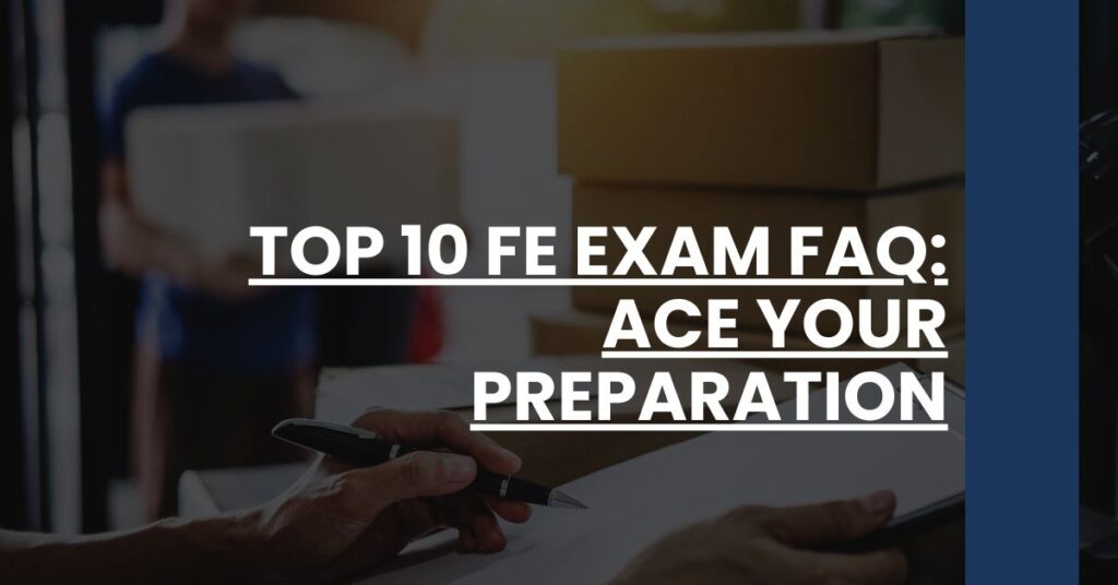 Top 10 FE Exam FAQ Ace Your Preparation Feature Image