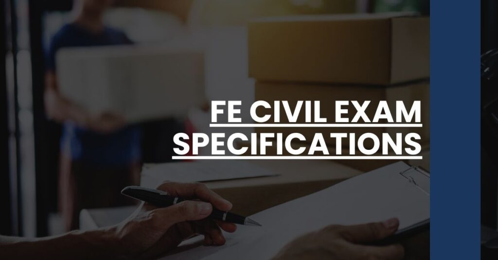 FE Civil Exam Specifications Feature Image