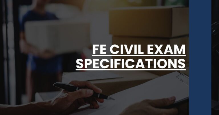 FE Civil Exam Specifications Feature Image