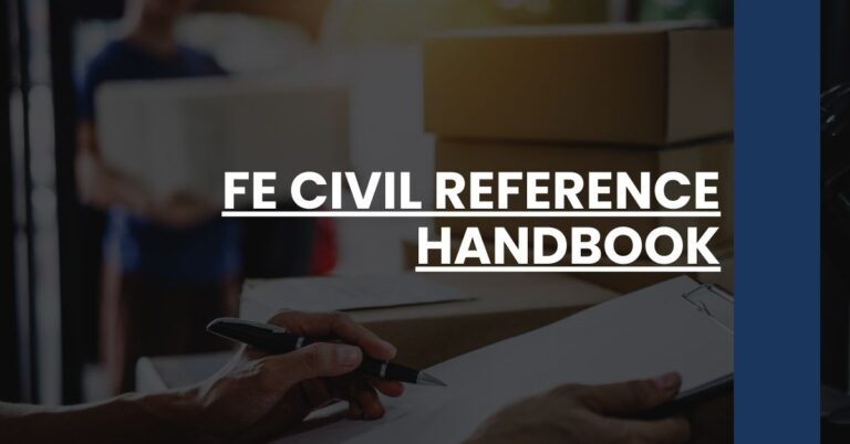 FE Civil Reference Handbook Feature Image