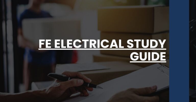 FE Electrical Study Guide Feature Image