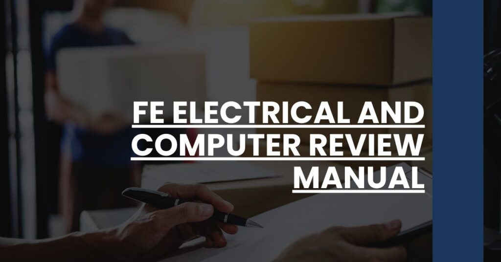 FE Electrical and Computer Review Manual Feature Image