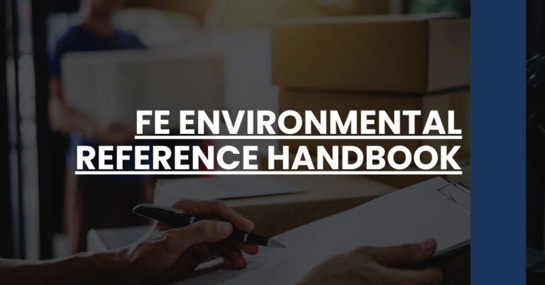 FE Environmental Reference Handbook Feature Image