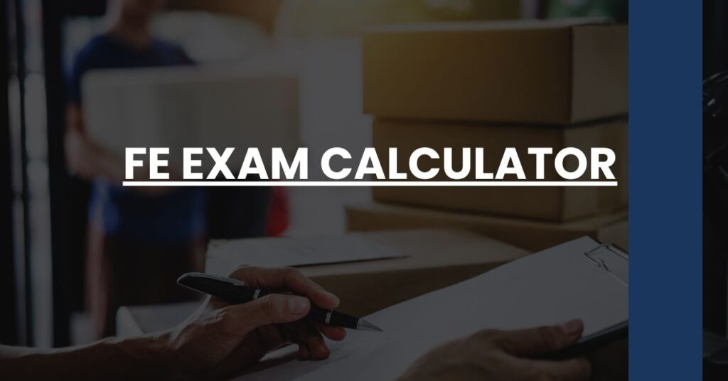 FE Exam Calculator Feature Image