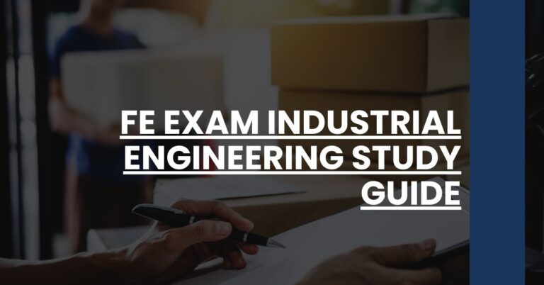 FE Exam Industrial Engineering Study Guide Feature Image