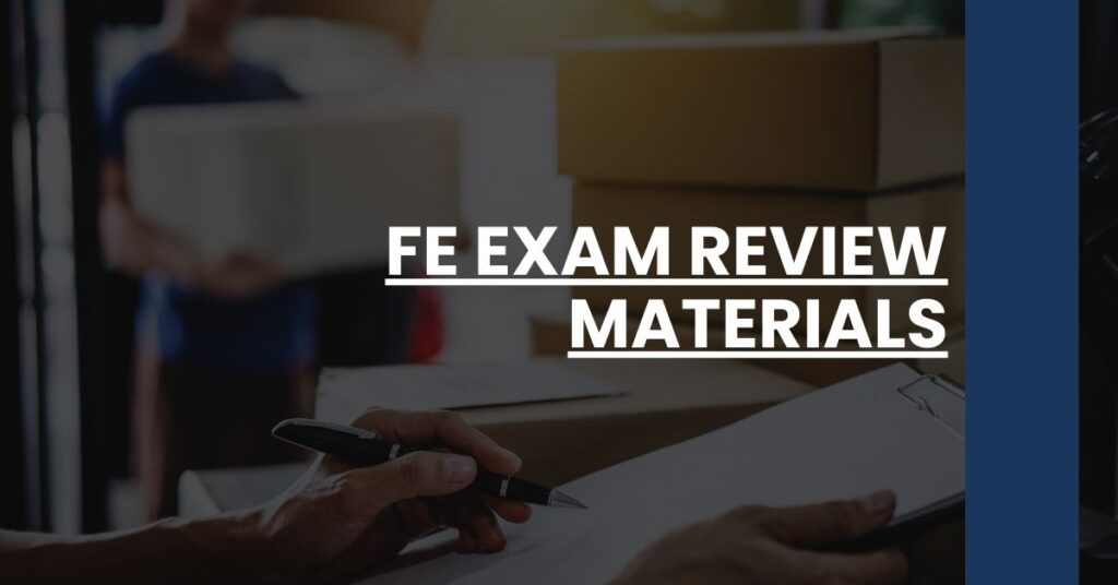 FE Exam Review Materials Feature Image