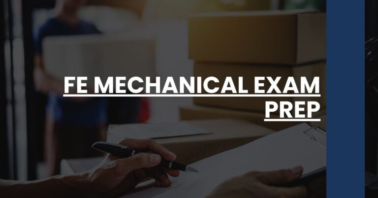 FE Mechanical Exam Prep Feature Image