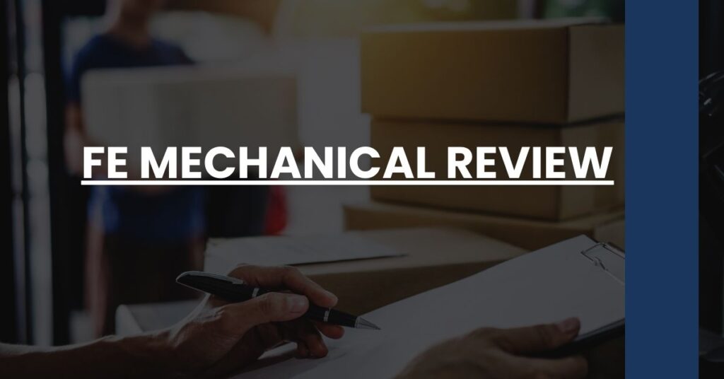 FE Mechanical Review Feature Image