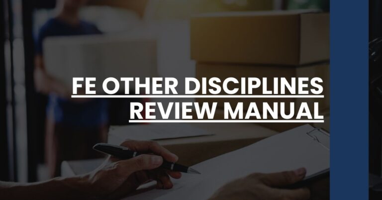 FE Other Disciplines Review Manual Feature Image