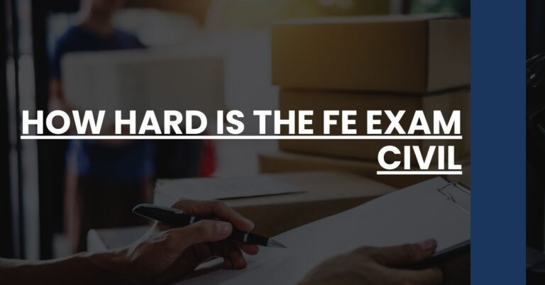 How Hard is the FE Exam Civil Feature Image