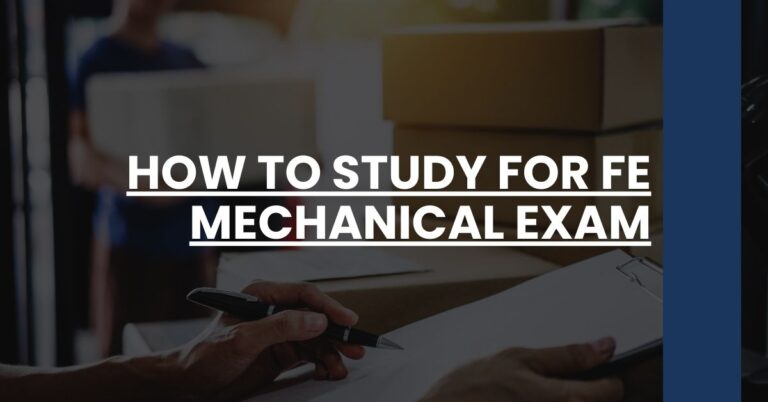 How to Study for FE Mechanical Exam Feature Image