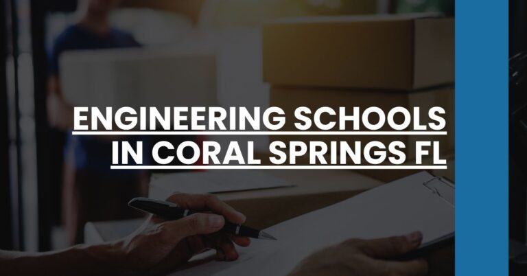 Engineering Schools in Coral Springs FL Feature Image