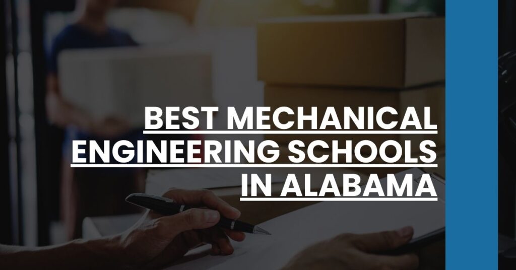 Best Mechanical Engineering Schools In Alabama Feature Image