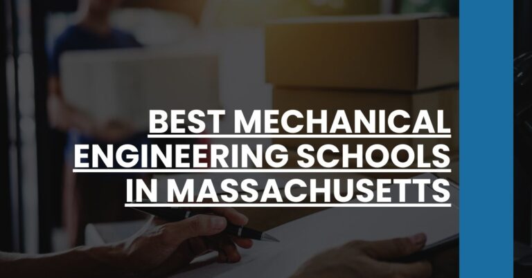 Best Mechanical Engineering Schools In Massachusetts Feature Image