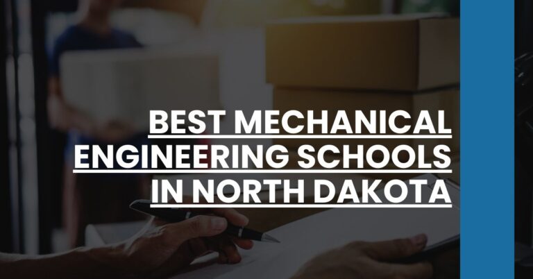 Best Mechanical Engineering Schools In North Dakota Feature Image