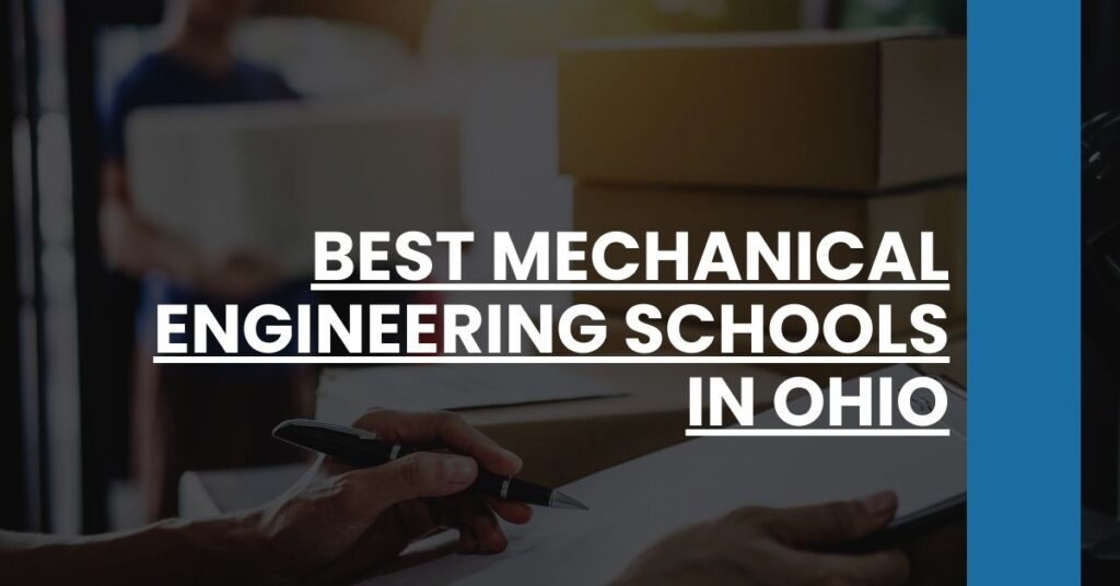 Best Mechanical Engineering Schools In Ohio Feature Image