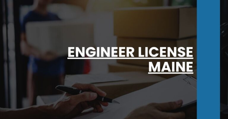 Engineer License Maine Feature Image